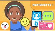 What is NETIQUETTE? 📱 Internet Behavior Rules for Kids 💻 Episode 1