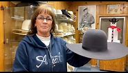 How to shape and cut a felt cowboy hat at the historic Emporium Western Store in Bakersfield, Ca.