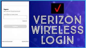 How To Login To Verizon Wireless Account 2023? Sign In To Verizon Wireless Account