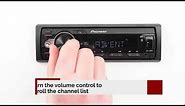 Pioneer MVH-330DAB - How to tune DAB radio.