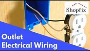 How to Install an Outlet From a Junction Box - Electrical Wiring