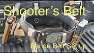 Range Belt - Pistol Shooting Belt Set Up for Tactical Shooting