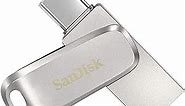SanDisk 128GB Ultra Dual Drive Luxe USB Type-C - SDDDC4-128G-G46, Black