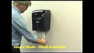 Nvi Electronic Towel Dispenser Features: Sensor and Butler Modes