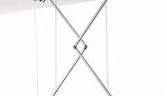 foxydry Mini, Ceiling Mounted Clothes Drying Rack, Pulley Clothesline, Vertical Folding Laundry Drying Rack (150 cm / 59.05 in, Grey)