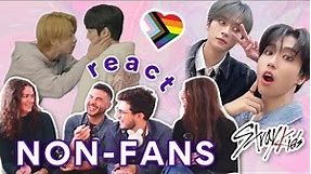 My gay friends react to MINSUNG moments 🌼 from Stray Kids