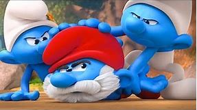 Gargamel switches bodies with Papa Smurf! • The Smurfs 3D • Cartoons for Kids