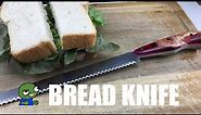 Making a bread knife from a saw blade