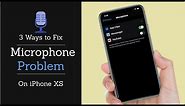 3 Ways to Solve Microphone Problem on iPhone XS (Not Working)