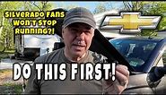 Silverado Radiator Fan Won't Turn Off! This is THE fix! MCG video 141