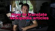 How to translate Wikipedia articles | Wikimedia UK
