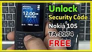 Unlock Security Code Nokia 105 TA-1174 Without Box Free