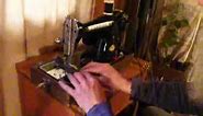 Powerful, Premier DeLuxe Model 1952 Japanese-made Sewing Machine Demo Video