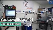 YASKAWA BASICS 101 Tutorial - Learn the basics, how to jog the robot and create a program 4k