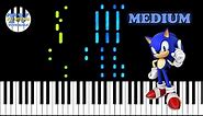 Sonic the Hedgehog - Title Screen | Piano Tutorial - Medium