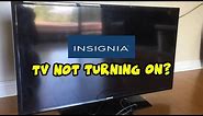 How to Fix Your Insignia TV That Won't Turn On - Black Screen Problem