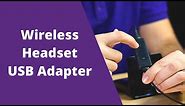 Wireless Headset USB Adapter- How To Connect Your RJ9 Wireless Headset To A Desk Phone