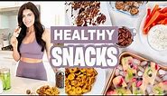 HEALTHY SNACKS | Super Easy Snack Ideas to Prep for the Week (must try the ranch almonds!)