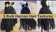 Bulk Human Hair Extensions: Using 3 simple methods to install it | Afro Kinky Curly Hair
