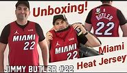 Unboxing new Miami Heat Jimmy Butler #22 Jersey | Warrior Roo