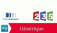 France 2, France 3 et France 5, nouveaux logos 2002 - Archive INA