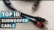 Best Subwoofer Cable In 2024 - Top 10 New Subwoofer Cables Review