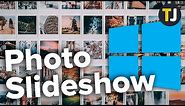 How to Set Up an Image Slideshow in Windows 10!