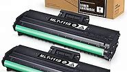 STAROVER Compatible Toner Cartridge Replacement for Samsung MLT-D111S D111S 111S 111L MLT111S for Samsung M2020W M2070FW M2020 M2070 M2070W M2022W M2022 M2070F M2024 M2026W Printer (Black, 2-Pack)