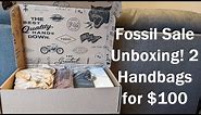 Fossil Unboxing! Two Fossil Outlet Bags for $100