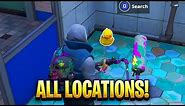"Search Rubber Duckies" ALL LOCATIONS in Fortnite