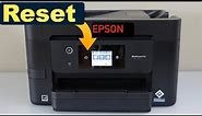 How To Reset Epson Printer To Factory Settings ?