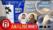 Whey Protein 100% Max Titanium | Análise de Sabor, Preço, Diluir, Dose e Custo Benefício