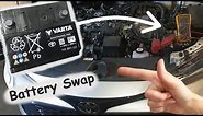 Toyota Corolla Hybrid 12v Battery Change - Swap