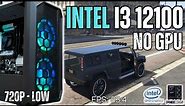 Intel i3 12100 NO GPU Benchmarks (4 Games Tested) - 2024