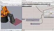 01_3 CNC Milling using KUKA Robot Arm inside Grasshopper tutorial, Part 3 axis spindle machine