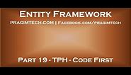 Part 19 Table Per Hierarchy TPH inheritance in entity framework with code first