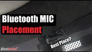 Bluetooth Microphone / Mic Installation and Placement | AnthonyJ350