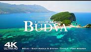 [4K] BUDVA 2024 🇲🇪 1 Hour Drone Aerial Relaxation Film | Будва Montenegro Crna Gora Црна Гора