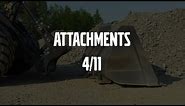 Attachments – Volvo Wheel Loaders H-series – Basic operator training – 4/11