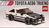 How I Built a LEGO Initial D Toyota AE86 Trueno