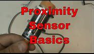 Proximity Sensor Basics (PNP, capacitive)