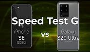 iPhone SE (2020) vs Samsung Galaxy S20 Ultra (720p)
