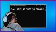 CMD PRANKS! (Educational Purposes ONLY!)