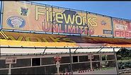 Fireworks Unlimited stand walkthrough Cheapest prices! Amazing Fireworks!