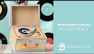 SVG File - Retro Record Player Box - Assembly Tutorial