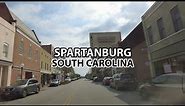 Spartanburg, South Carolina - [4K] Downtown Tour