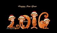 Happy New Year 2016 Animated/Wishes/Greetings/E-Card/Happy New Year 2016 Whatsapp video