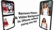 How to Remove Picture & Video Background in iPhone without using any App