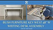 Bush Furniture Key West 48W Writing Desk Assembly | Veda Desk Assembly Wayfair