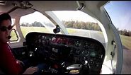 Cessna 340 - Startup, Departure, and Climb